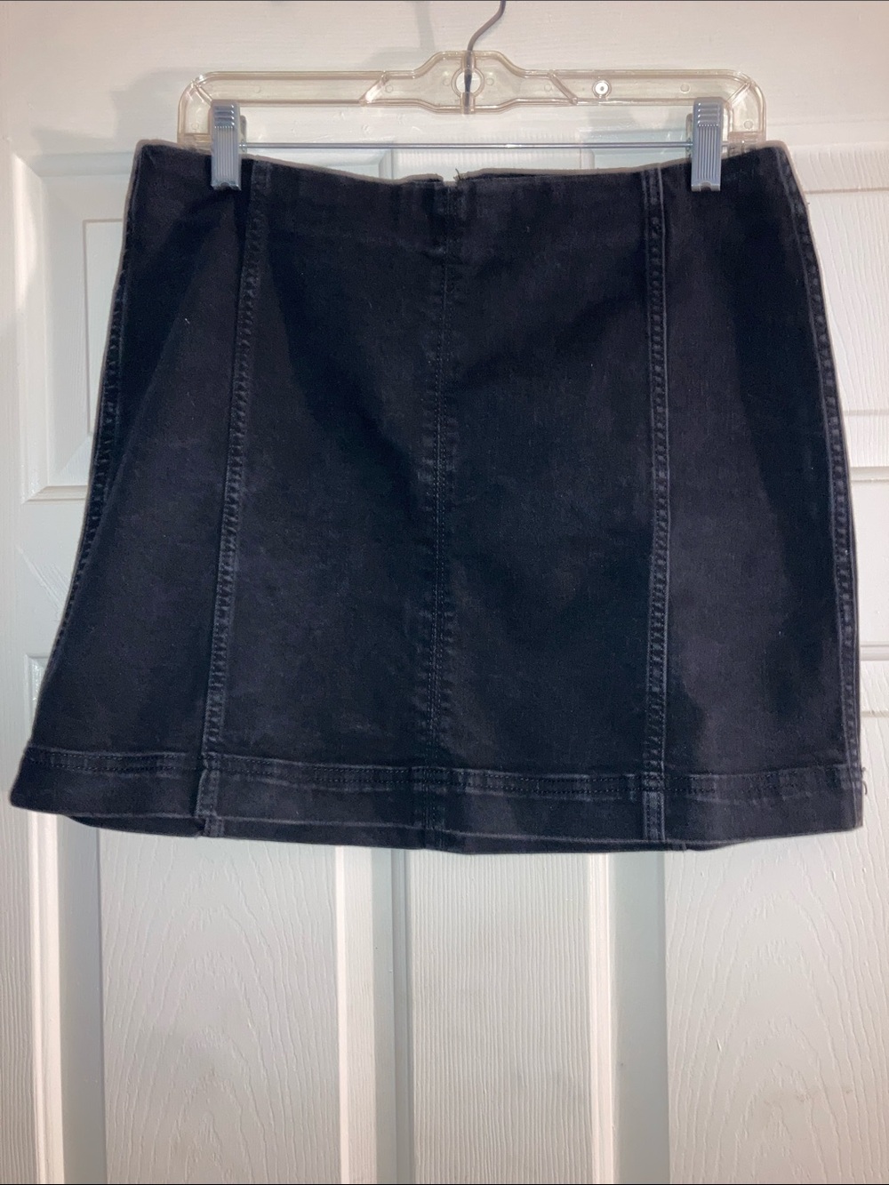 wild fable Black Denim Mini Skirt